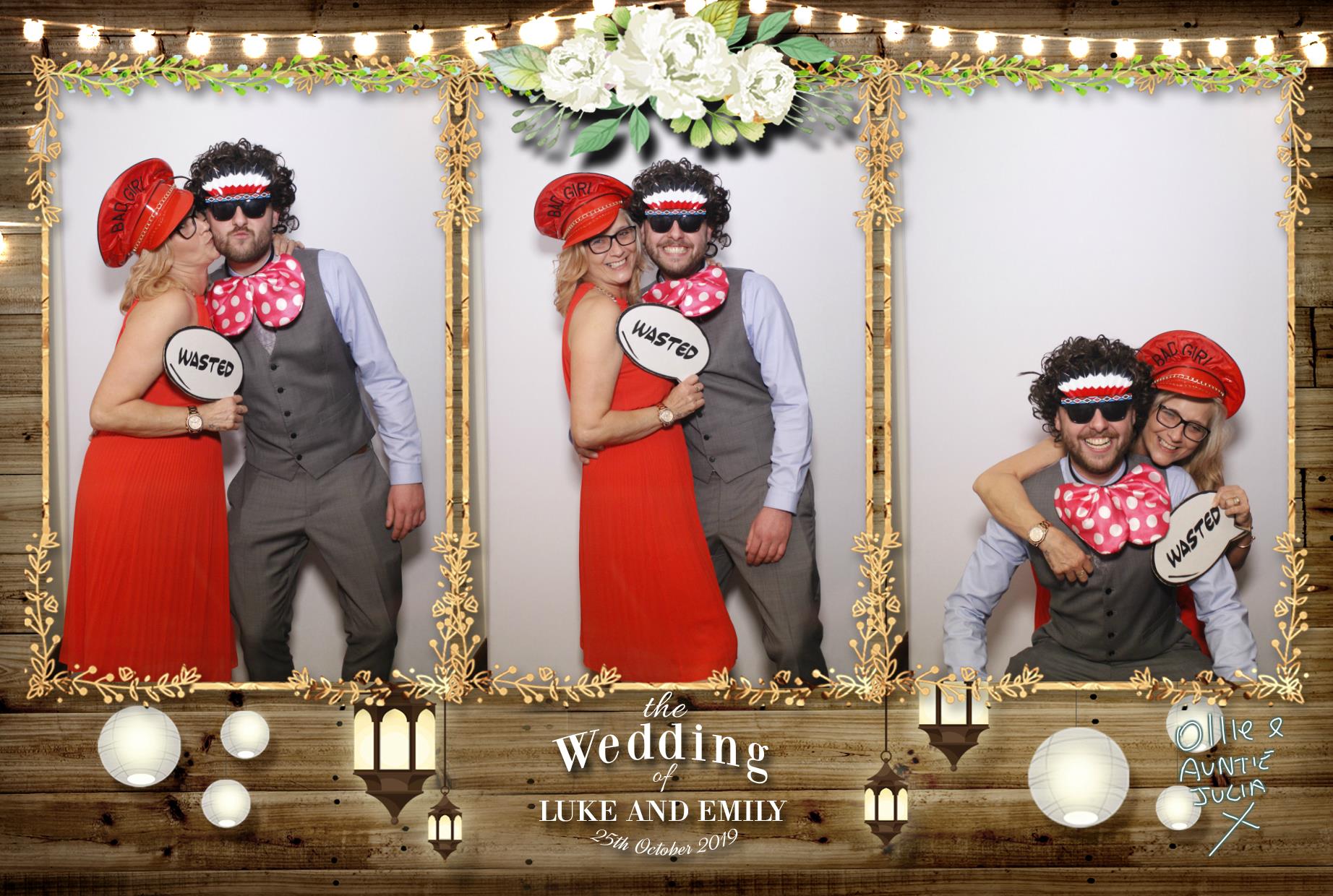 Luke & Emily's Wedding | View more photos from the event at gallery.myphotoboothexperience.co.uk/u/MyPhotoBoothExperienceLtd/Luke-Emilys-Wedding